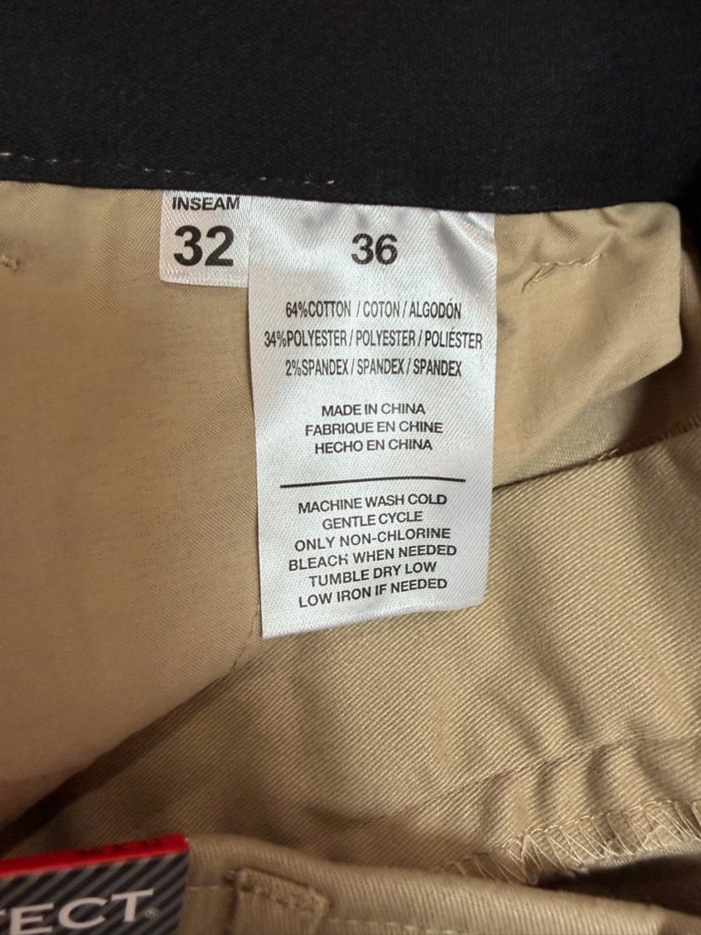 Architect Active Flex Classic Fit Khaki Pants - Picture 6 of 7